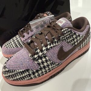 Nike Dunk Low Harris Tweed Pink Women’s Size US 8  RARE HQ5036 902